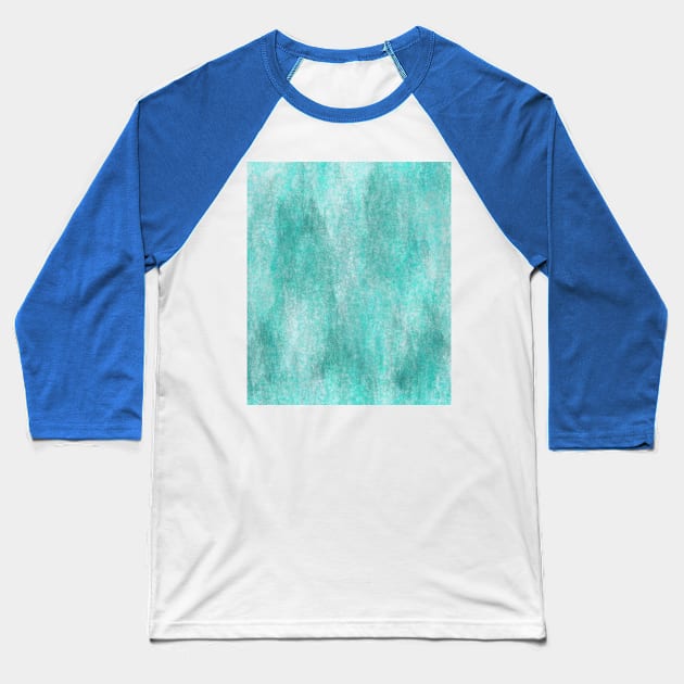 Aquamarine Oil Texture Baseball T-Shirt by Artsemg Studio